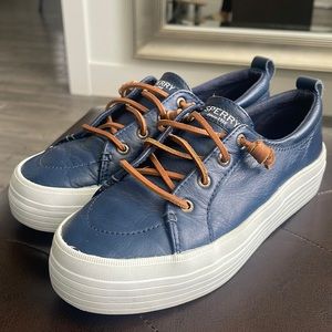 Sperry Platform shoes - Navy - 7.5 womens